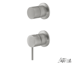 Μίκτης Εντοιχισμού 2 Εξόδων Elle316 La Torre Brushed Inox