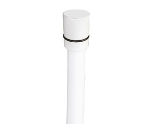 Σπιράλ PVC Μπαταρίας Λουτρού La Torre White Matt