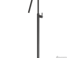 Μπαταρία Νιπτήρα Επιδαπέδια h.124,5εκ. Eurorama Black Brushed