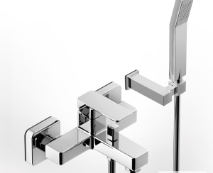Μπαταρία Λουτρού Quadra Eurorama Chrome