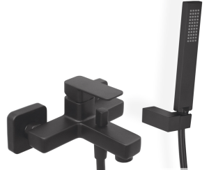 Μπαταρία Λουτρού Quadra Eurorama Black Matt