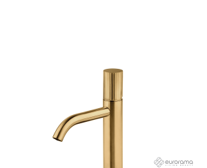 Μπαταρία Νιπτήρα με Βαλβίδα Clic-Clac OSO Eurorama Brushed Gold