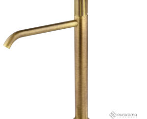 Μπαταρία Νιπτήρα Υψηλή με Βαλβίδα Clic-Clac oso Eurorama Bronze Brushed