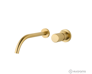 Μπαταρία Νιπτήρα Τοίχου OSO Eurorama Brushed Gold