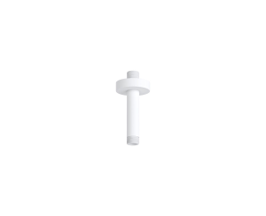 Βραχίονας Οροφής Στρογγυλός 10εκ., Eurorama White Matt