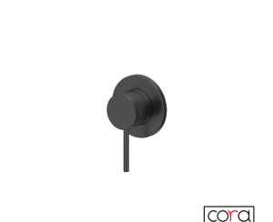 Μίκτης Εντοιχισμού 1 Εξόδου Cosmo PVD Black Brushed Inox 316L