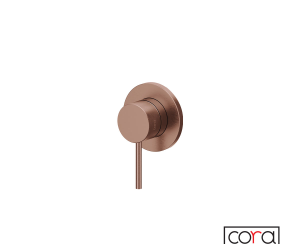 Μίκτης Εντοιχισμού 1 Εξόδου Cosmo PVD Rose Gold Brushed Inox 316L