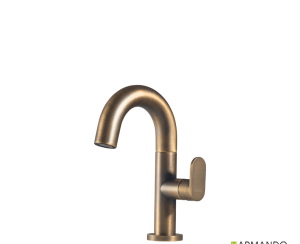 Μπαταρία Νιπτήρα με Βαλβίδα Clic-Clac Slim Vicario Antique Brass