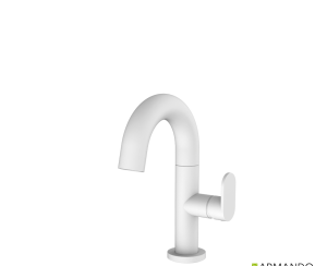 Μπαταρία Νιπτήρα με Βαλβίδα Clic-Clac Slim Vicario White Matt