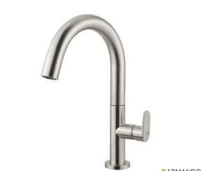 Μπαταρία Νιπτήρα Μεσαία Slim Vicario Inox