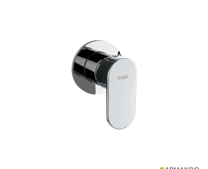Μίκτης Εντοιχισμού 1 Εξόδου Slim Vicario Chrome