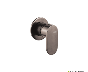 Μίκτης Εντοιχισμού 1 Εξόδου Slim Vicario Black Brushed