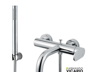 Μπαταρία Λουτρού Slim Vicario Chrome
