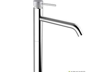 Μπαταρία Νιπτήρα Υψηλή με Βαλβίδα Clic-Clac industrial Vicario Chrome