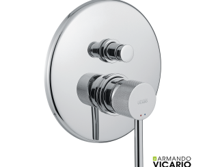 Μίκτης Εντοιχισμού 2 Εξόδων industrial Vicario Chrome