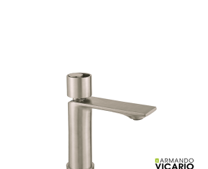 Μπαταρία Νιπτήρα με Βαλβίδα Clic-Clac Halo Vicario Inox