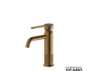 Μπαταρία Νιπτήρα με Βαλβίδα Clic-Clac Lumiere Vicario Antique Brass
