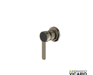 Μίκτης Εντοιχισμού 1 Εξόδου Lumiere Vicario Black Brushed