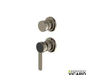 Μίκτης Εντοιχισμού 3 Εξόδων Lumiere Vicario Black Brushed