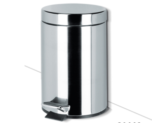 Χαρτοδοχείο Επιδαπέδιο 5l Geesa Chrome
