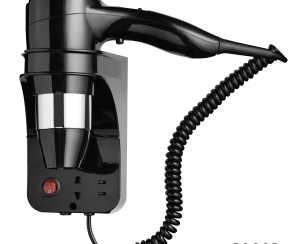 Σεσουάρ 3 ταχυτήτων 1600w με πριζα ξυρ.μηχ. Geesa Chrome/Black