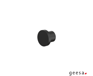 Άγκιστρο μπάνιου μονό 2εκ. Φ25 OPAL Geesa Black Matt