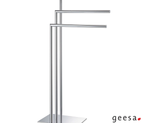 Πετσετοκρεμάστρα Τριπλή Επιδαπέδια Sealskin Geesa Chrome