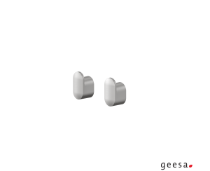 Άγκιστρα μπάνιου σετ 2 τμχ Tiger Geesa Inox