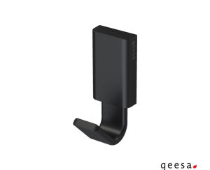 Άγκιστρο μπάνιου μονό Frame Geesa Black Matt