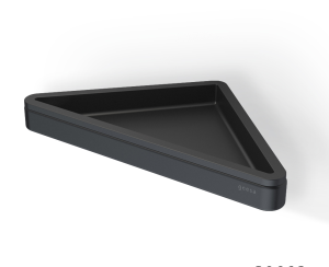 Εταζέρα Γωνιακή 23x17 εκ. Frame Geesa Black Matt