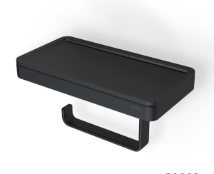 Χαρτοθήκη με Εταζέρα 21x10,8 εκ. Frame Geesa Black Matt