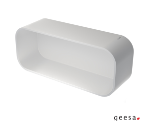 Μπουκαλοθήκη 25x11,1 εκ. Frame Geesa White Matt