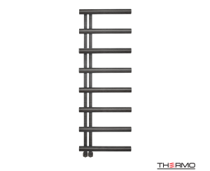 Θερμαινόμενη Πετσετοκρεμάστρα μπάνιου Inox ACCENT 138x50 Black Brushed PVD