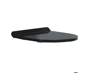 Κάλυμμα Λεκάνης AD120 Slim Soft Close, Bianco Ceramica Black Matt