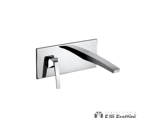 Μπαταρία Νιπτήρα Τοίχου 2 οπών Luce Frattini Chrome