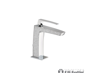 Μπαταρία Νιπτήρα με Αυτόματη Βαλβίδα Luce Frattini decor Chrome