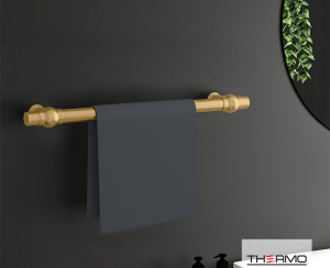 ΘΕΡΜ. ΠΕΤΣ/ΣΤΡΑ DRY 60x10 15W BRUSHED BRASS