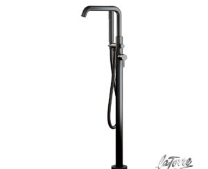 Μπαταρία Λουτρού Επιδαπέδια ELLE La Torre Black Brushed