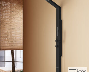 ΣΤΗΛΗ ΝΤΟΥΖ FINA ICOS ΥΨΟΣ 140 εκ. BLACK MATT