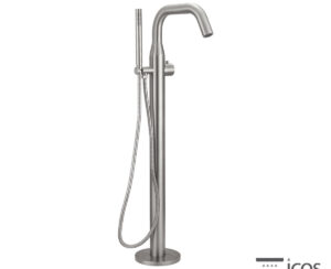 ΜΠΑΤ.ΛΟΥΤΡΟΥ ΕΠΙΔΑΠΕΔΙΑ ΥΨΟΣ 99,50 εκ. ICOS 316 BRUSHED INOX