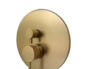 740HIS-QG-HZ Wall-mounted Complete bath mixer with two outlets