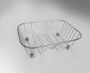 Καλάθι Νεροχύτη, διάσταση 39x29,5 Inox