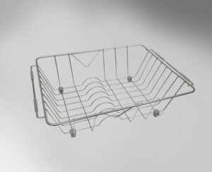 Καλάθι Νεροχύτη, διάσταση 43,5x32 Κρεμαστό Inox