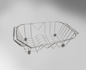 Καλάθι Νεροχύτη, διάσταση 40x26 Κρεμαστό Inox