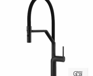 Μπαταρία Νεροχύτη Κουζίνας Stelo Gessi Black Matt