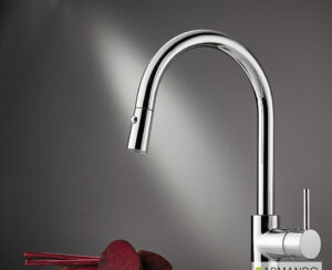 Μπαταρία Νεροχύτη Κουζίνας Fluo Chrome