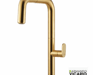 Μπαταρία Νεροχύτη Κουζίνας Eva Vicario Brushed Gold