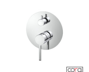 Μίκτης Εντοιχισμού 2 Εξόδων Occo Cora Chrome