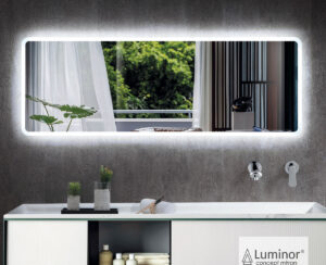 Καθρέπτης Μπάνιου ADAGIO 140x70 με σύνδεση Bluetooth για Μουσική Luminor