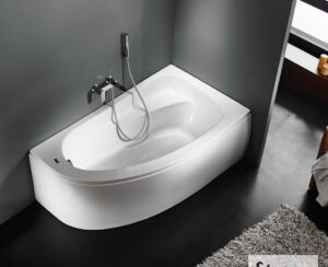 Μπανιέρα Ακρυλική MARINA 160x90 Right, Sirene White